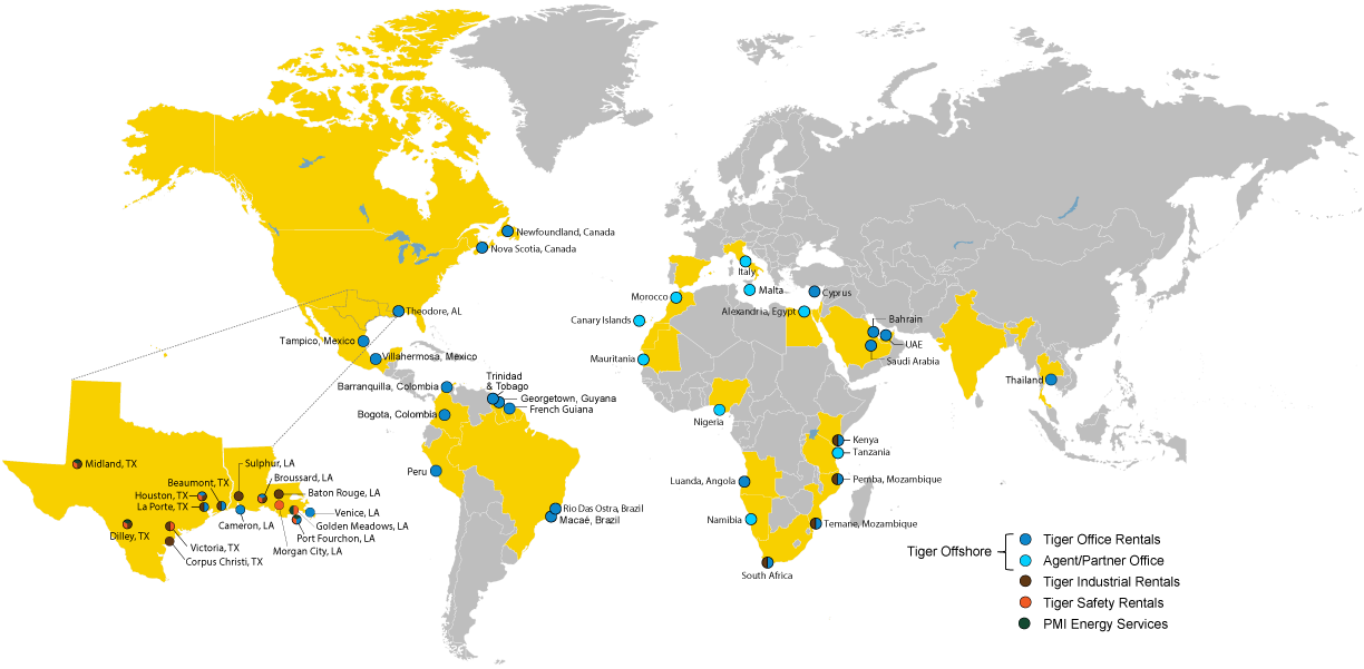 Tiger Rentals Locations